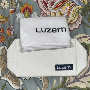 White Bath Accessory Set - White